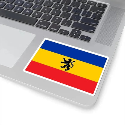 Bandera de Lo Prado (Chile) STICKER Vinyl Kiss-Cut Decal - The Sticker Space