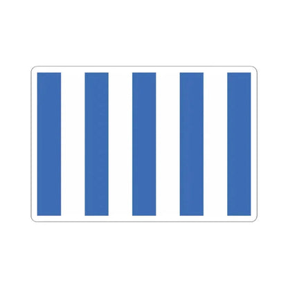 Bandera de Mar del Plata (Argentina) STICKER Vinyl Kiss-Cut Decal 3 Inch White - The Sticker Space