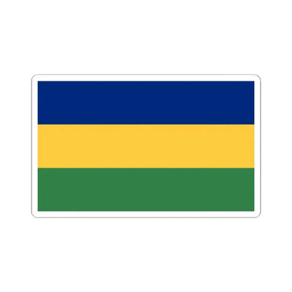 Bandera de Matina Costa Rica (Costa Rica) STICKER Vinyl Kiss-Cut Decal 2 Inch White - The Sticker Space