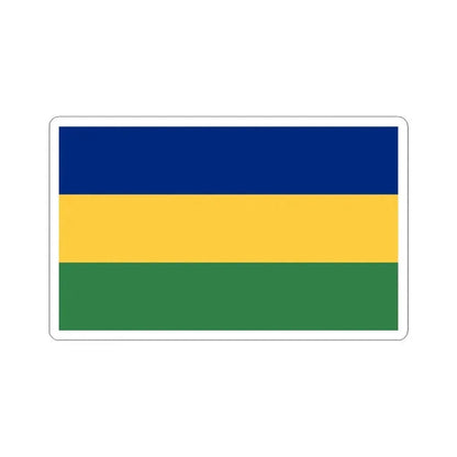 Bandera de Matina Costa Rica (Costa Rica) STICKER Vinyl Kiss-Cut Decal 3 Inch White - The Sticker Space