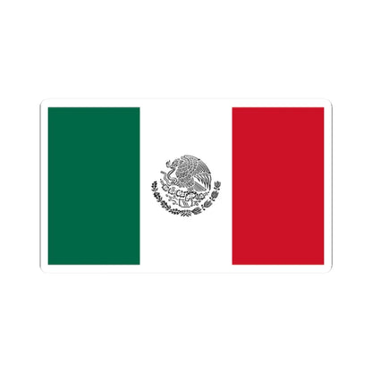 Bandera de Mexico uso civil (Mexico) STICKER Vinyl Kiss-Cut Decal 2 Inch White - The Sticker Space