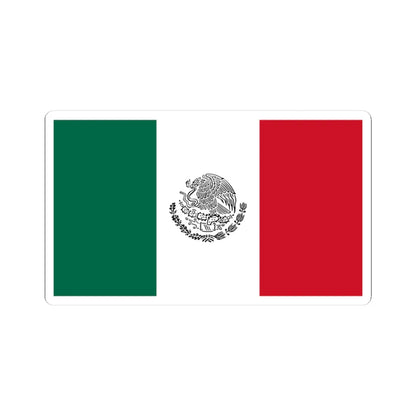 Bandera de Mexico uso civil (Mexico) STICKER Vinyl Kiss-Cut Decal 3 Inch White - The Sticker Space