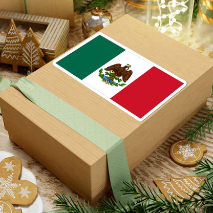 Bandera de México 1889-1916 (Mexico) STICKER Vinyl Kiss-Cut Decal - The Sticker Space