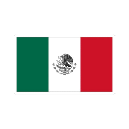 Bandera de México Civil 2 (Mexico) STICKER Vinyl Kiss-Cut Decal 2 Inch White - The Sticker Space