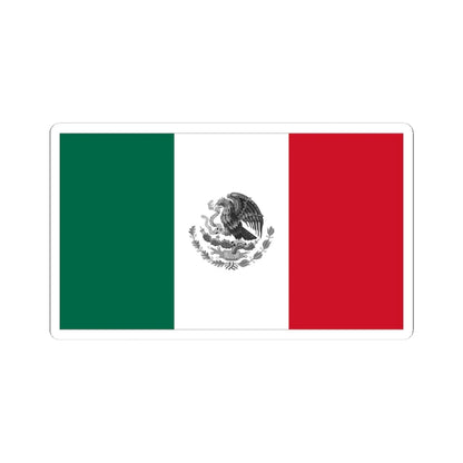 Bandera de México Civil 2 (Mexico) STICKER Vinyl Kiss-Cut Decal 3 Inch White - The Sticker Space
