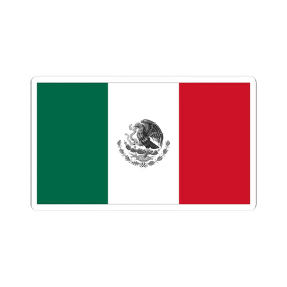 Bandera de México Civil 2 (Mexico) STICKER Vinyl Kiss-Cut Decal 4 Inch White - The Sticker Space
