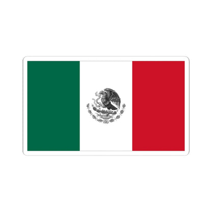 Bandera de México Civil 2 (Mexico) STICKER Vinyl Kiss-Cut Decal 6 Inch White - The Sticker Space
