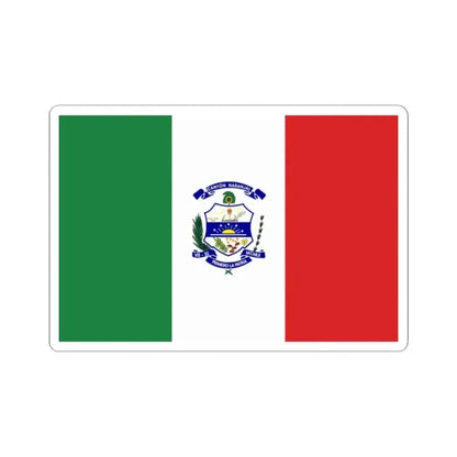 Bandera de Naranjal (Ecuador) STICKER Vinyl Kiss-Cut Decal 2 Inch White - The Sticker Space