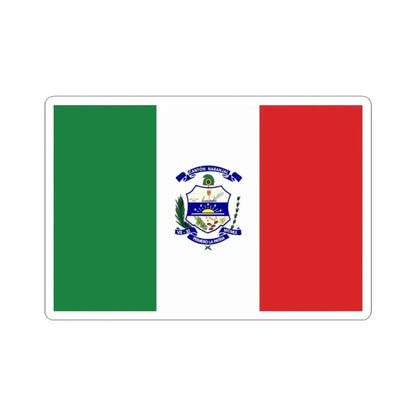 Bandera de Naranjal (Ecuador) STICKER Vinyl Kiss-Cut Decal 3 Inch White - The Sticker Space