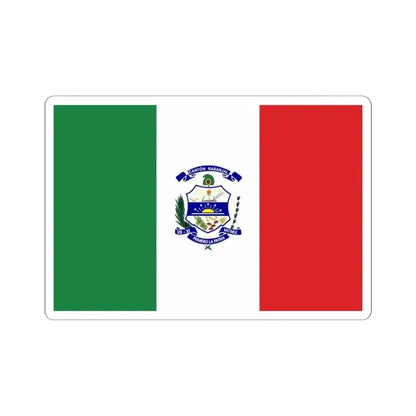 Bandera de Naranjal (Ecuador) STICKER Vinyl Kiss-Cut Decal 6 Inch White - The Sticker Space
