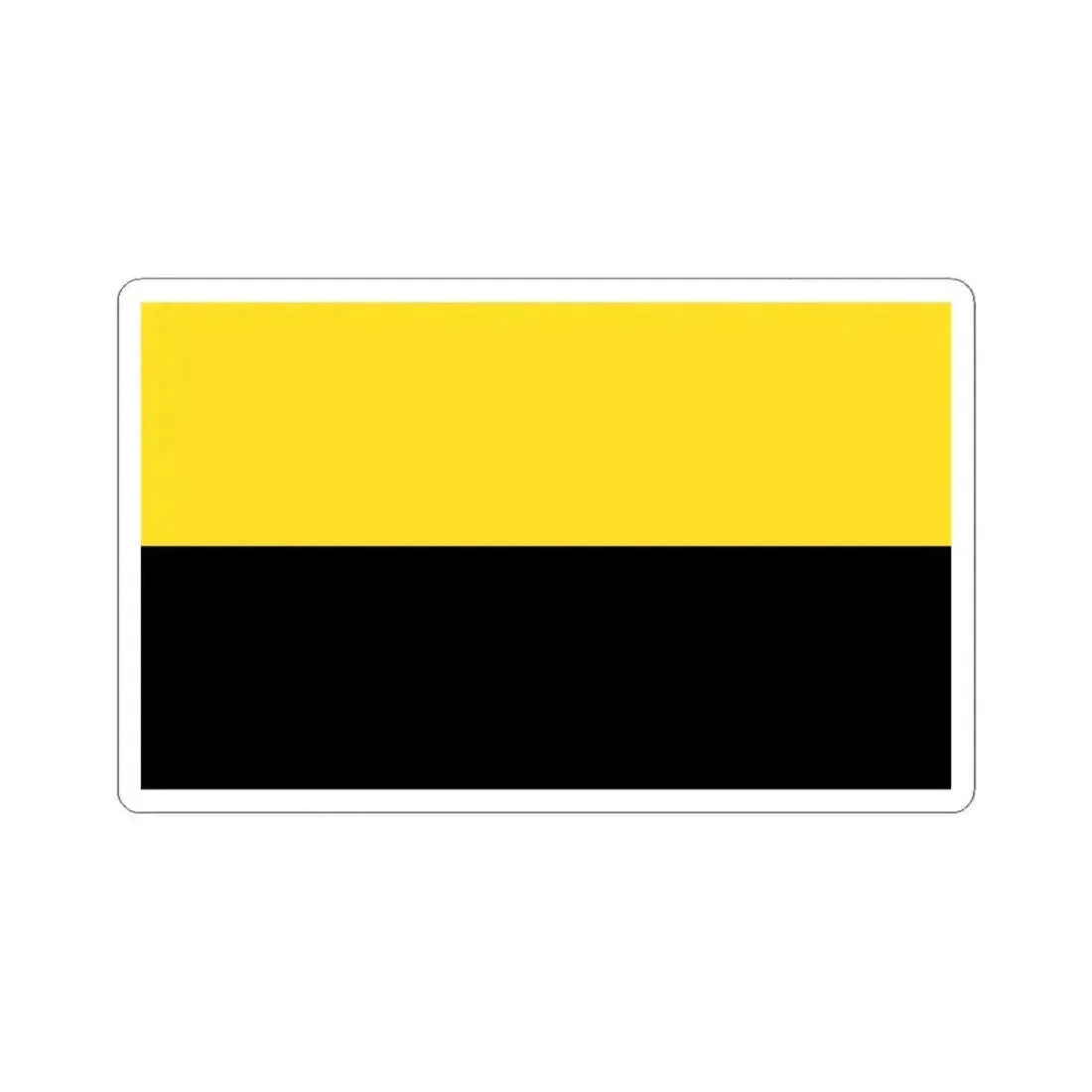 Bandera de Naranjo Costa Rica (Costa Rica) STICKER Vinyl Kiss-Cut Decal 3 Inch White - The Sticker Space