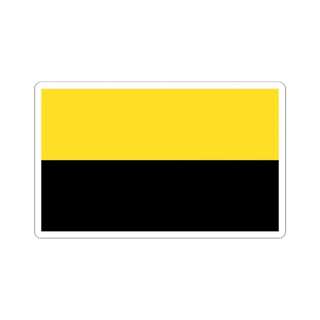 Bandera de Naranjo Costa Rica (Costa Rica) STICKER Vinyl Kiss-Cut Decal 4 Inch White - The Sticker Space