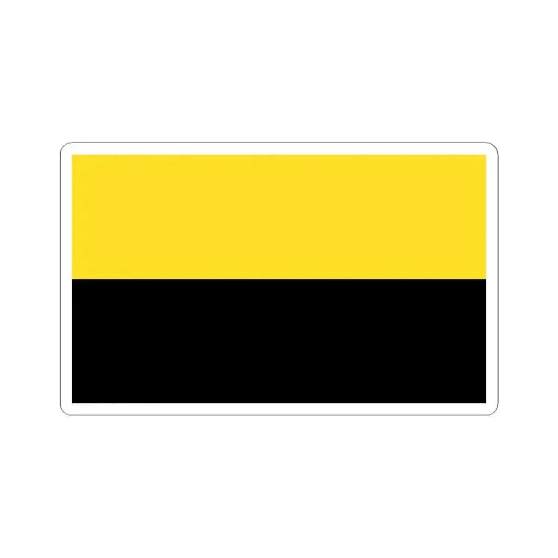 Bandera de Naranjo Costa Rica (Costa Rica) STICKER Vinyl Kiss-Cut Decal 6 Inch White - The Sticker Space