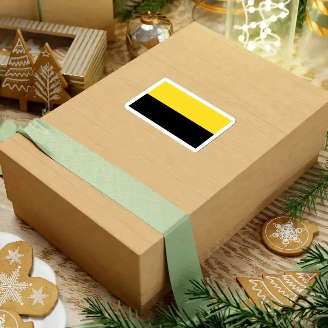 Bandera de Naranjo Costa Rica (Costa Rica) STICKER Vinyl Kiss-Cut Decal - The Sticker Space