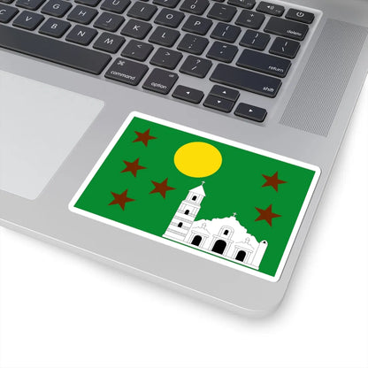 Bandera de Nata (Panama) STICKER Vinyl Kiss-Cut Decal - The Sticker Space