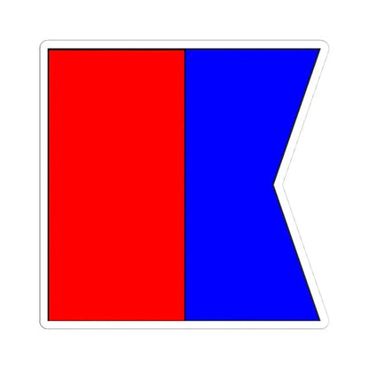 Bandera de Nuevitas 1845 (Cuba) STICKER Vinyl Kiss-Cut Decal 4 Inch White - The Sticker Space
