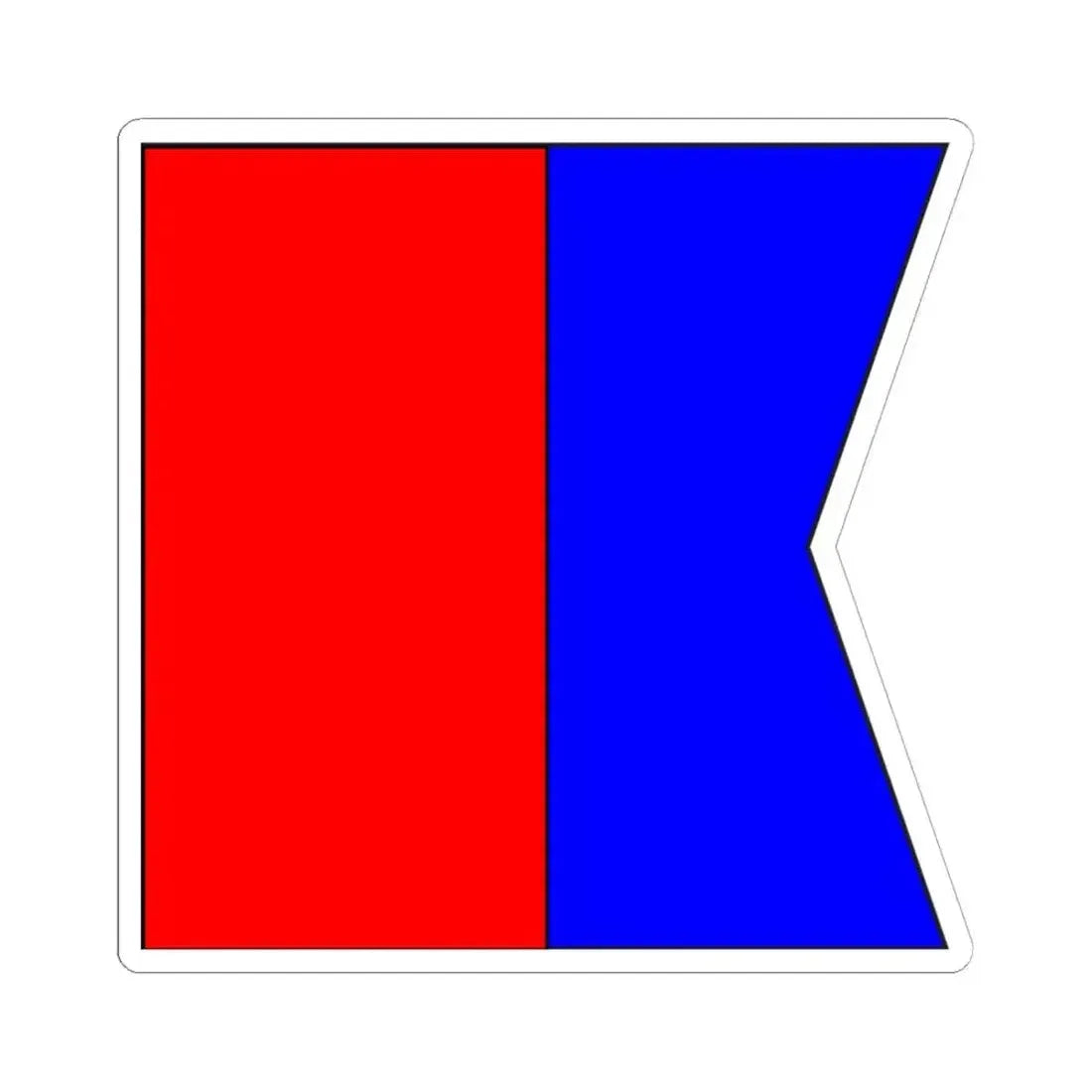 Bandera de Nuevitas 1845 (Cuba) STICKER Vinyl Kiss-Cut Decal 6 Inch White - The Sticker Space