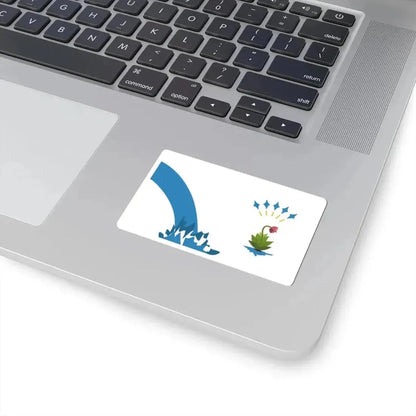 Bandera de Oreamuno Costa Rica (Costa Rica) STICKER Vinyl Kiss-Cut Decal - The Sticker Space