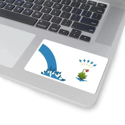 Bandera de Oreamuno Costa Rica (Costa Rica) STICKER Vinyl Kiss-Cut Decal - The Sticker Space