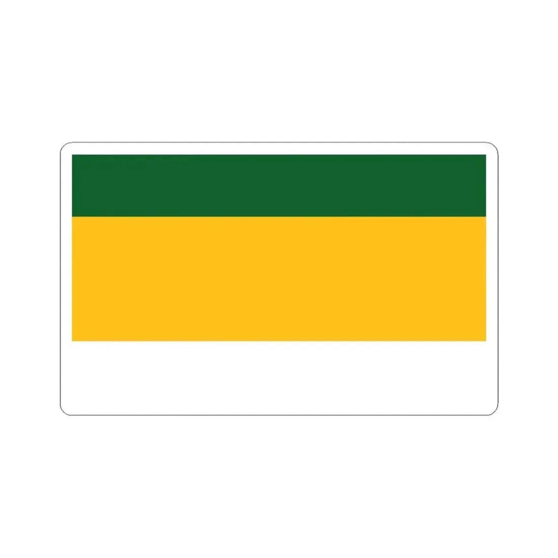 Bandera de Orotina Costa Rica (Costa Rica) STICKER Vinyl Kiss-Cut Decal 3 Inch White - The Sticker Space