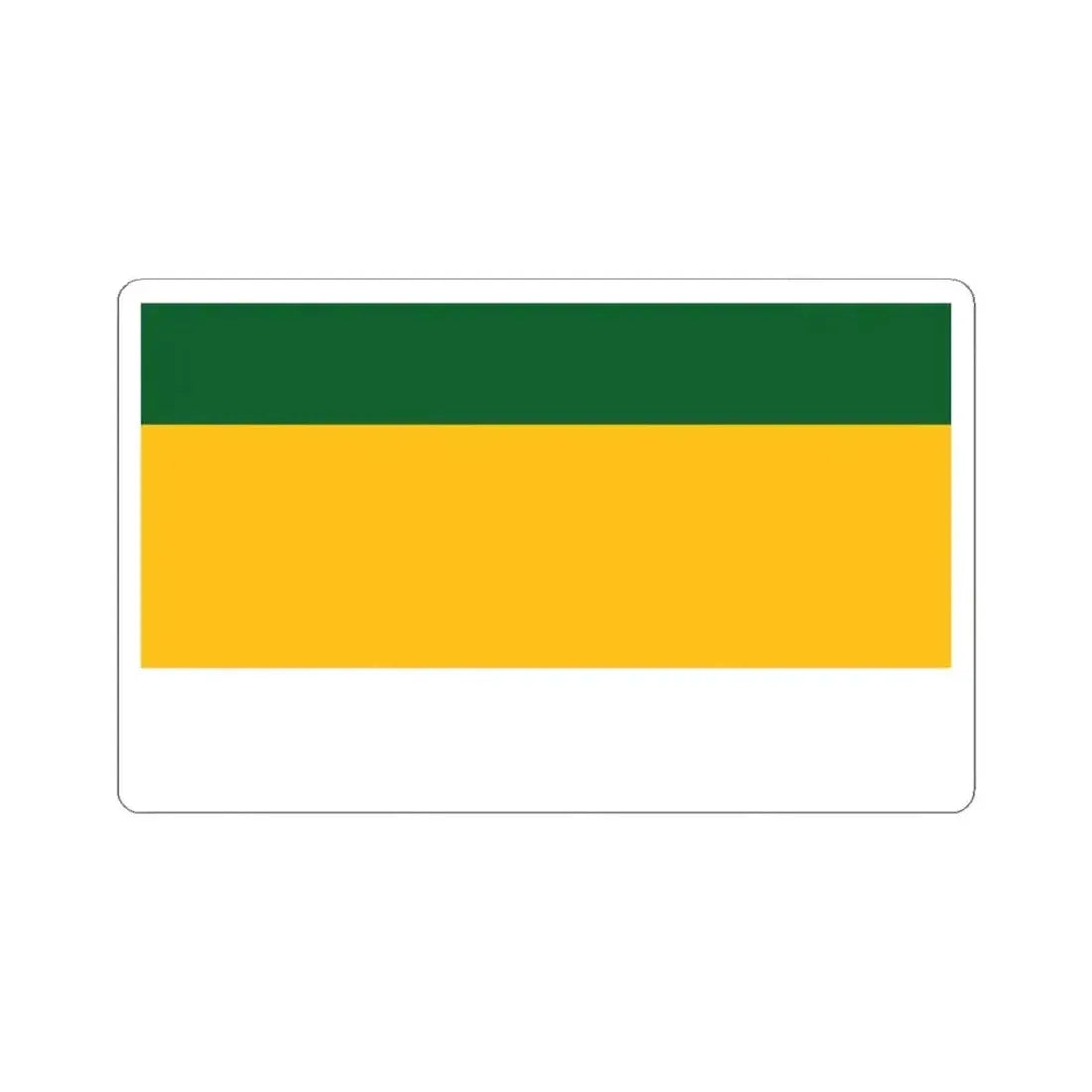 Bandera de Orotina Costa Rica (Costa Rica) STICKER Vinyl Kiss-Cut Decal 4 Inch White - The Sticker Space