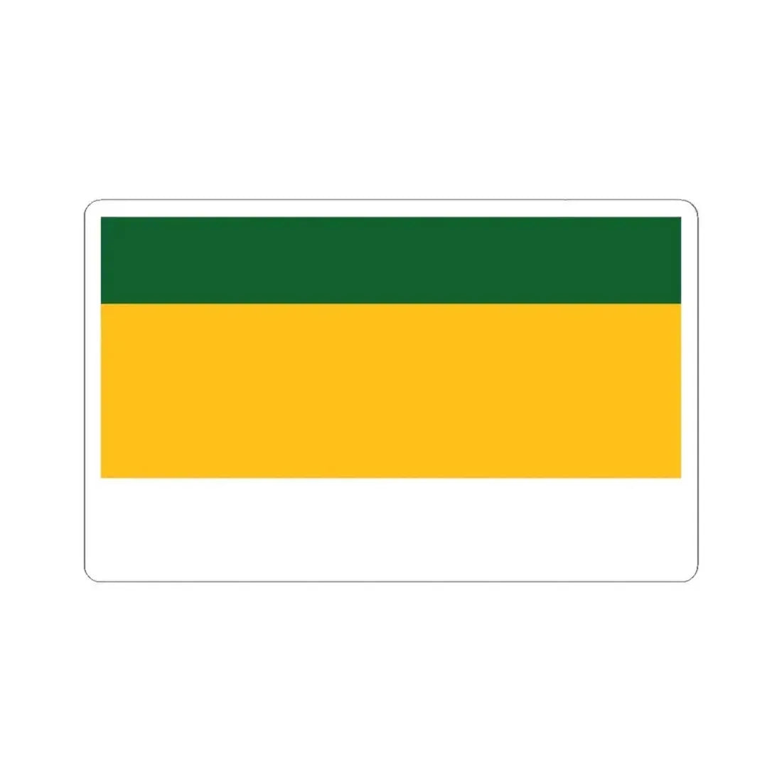 Bandera de Orotina Costa Rica (Costa Rica) STICKER Vinyl Kiss-Cut Decal 6 Inch White - The Sticker Space