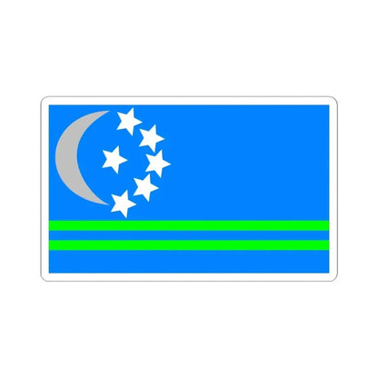 Bandera de Osa (Costa Rica) STICKER Vinyl Kiss-Cut Decal 6 Inch White - The Sticker Space