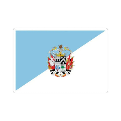 Bandera de Osorno (Chile) STICKER Vinyl Kiss-Cut Decal 2 Inch White - The Sticker Space