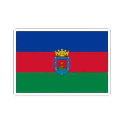 Bandera de Otavalo (Ecuador) STICKER Vinyl Kiss-Cut Decal 2 Inch White - The Sticker Space