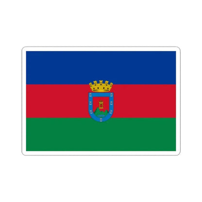 Bandera de Otavalo (Ecuador) STICKER Vinyl Kiss-Cut Decal 3 Inch White - The Sticker Space