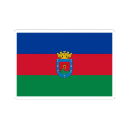 Bandera de Otavalo (Ecuador) STICKER Vinyl Kiss-Cut Decal 6 Inch White - The Sticker Space