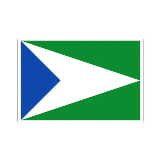 Bandera de Oxapampa (Peru) STICKER Vinyl Kiss-Cut Decal 2 Inch White - The Sticker Space