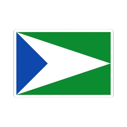 Bandera de Oxapampa (Peru) STICKER Vinyl Kiss-Cut Decal 6 Inch White - The Sticker Space