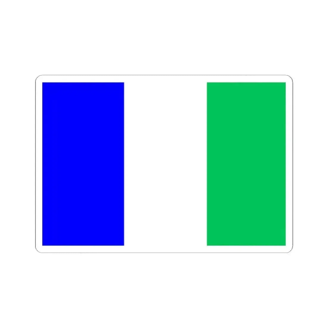 Bandera de Palena (Chile) STICKER Vinyl Kiss-Cut Decal 2 Inch White - The Sticker Space