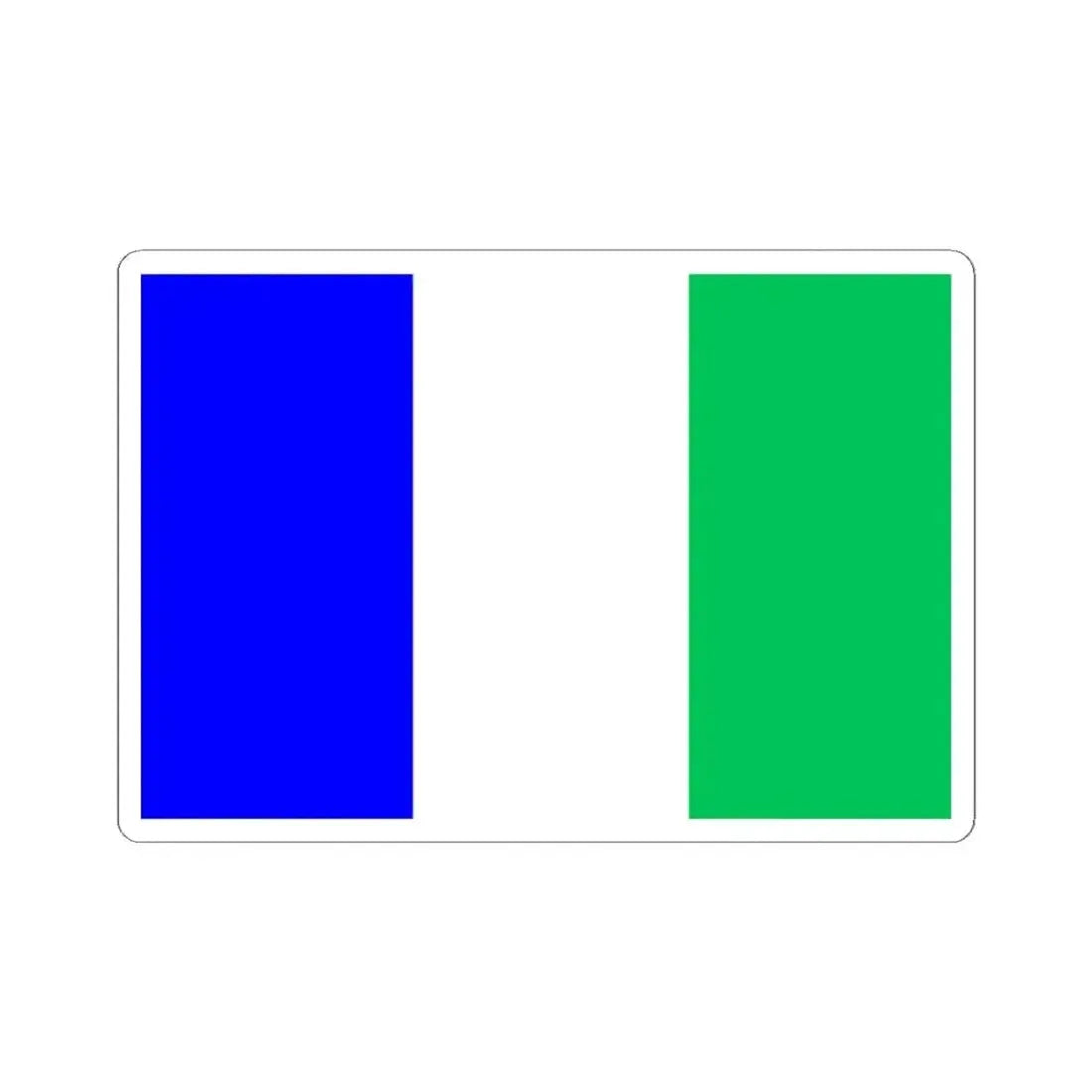 Bandera de Palena (Chile) STICKER Vinyl Kiss-Cut Decal 3 Inch White - The Sticker Space