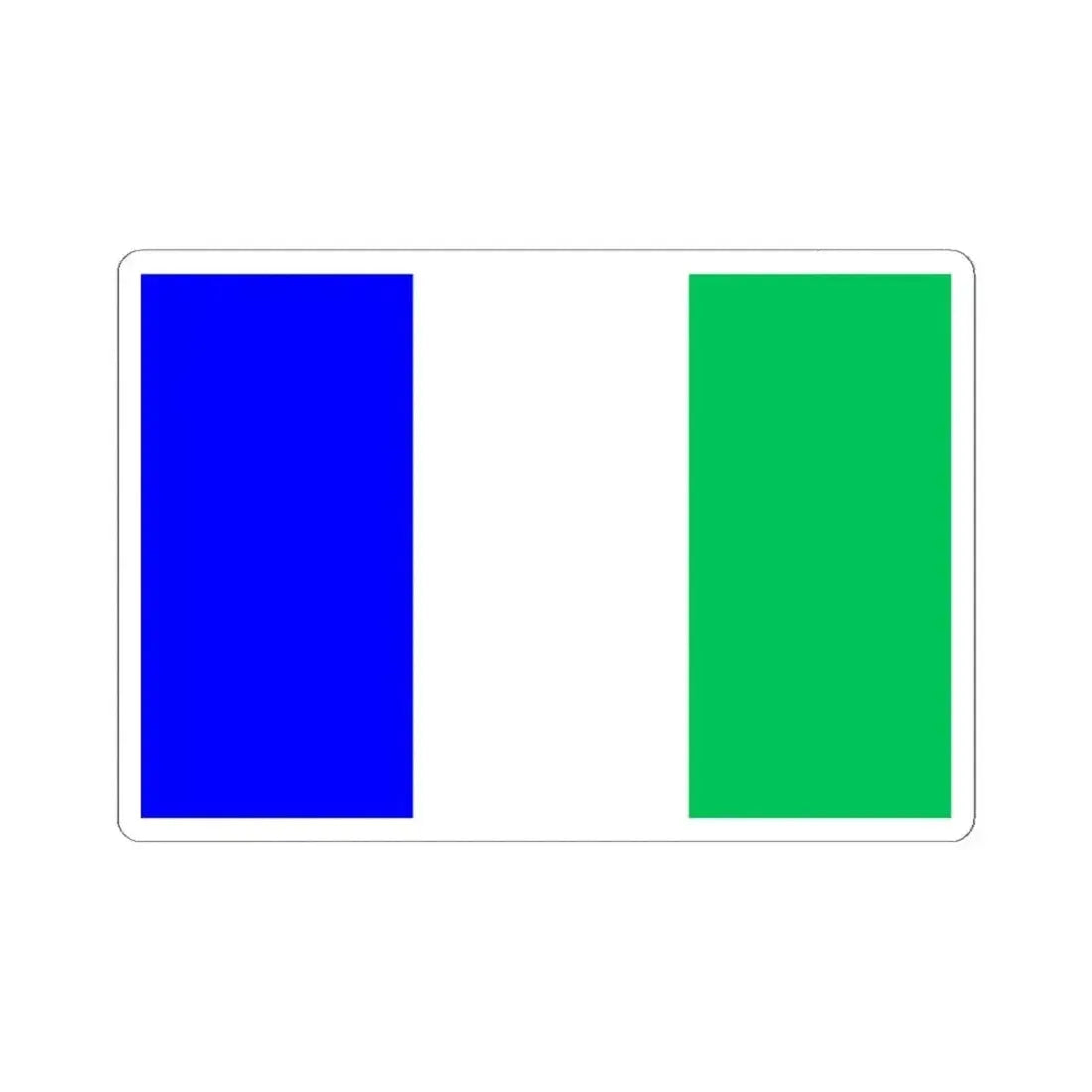 Bandera de Palena (Chile) STICKER Vinyl Kiss-Cut Decal 4 Inch White - The Sticker Space