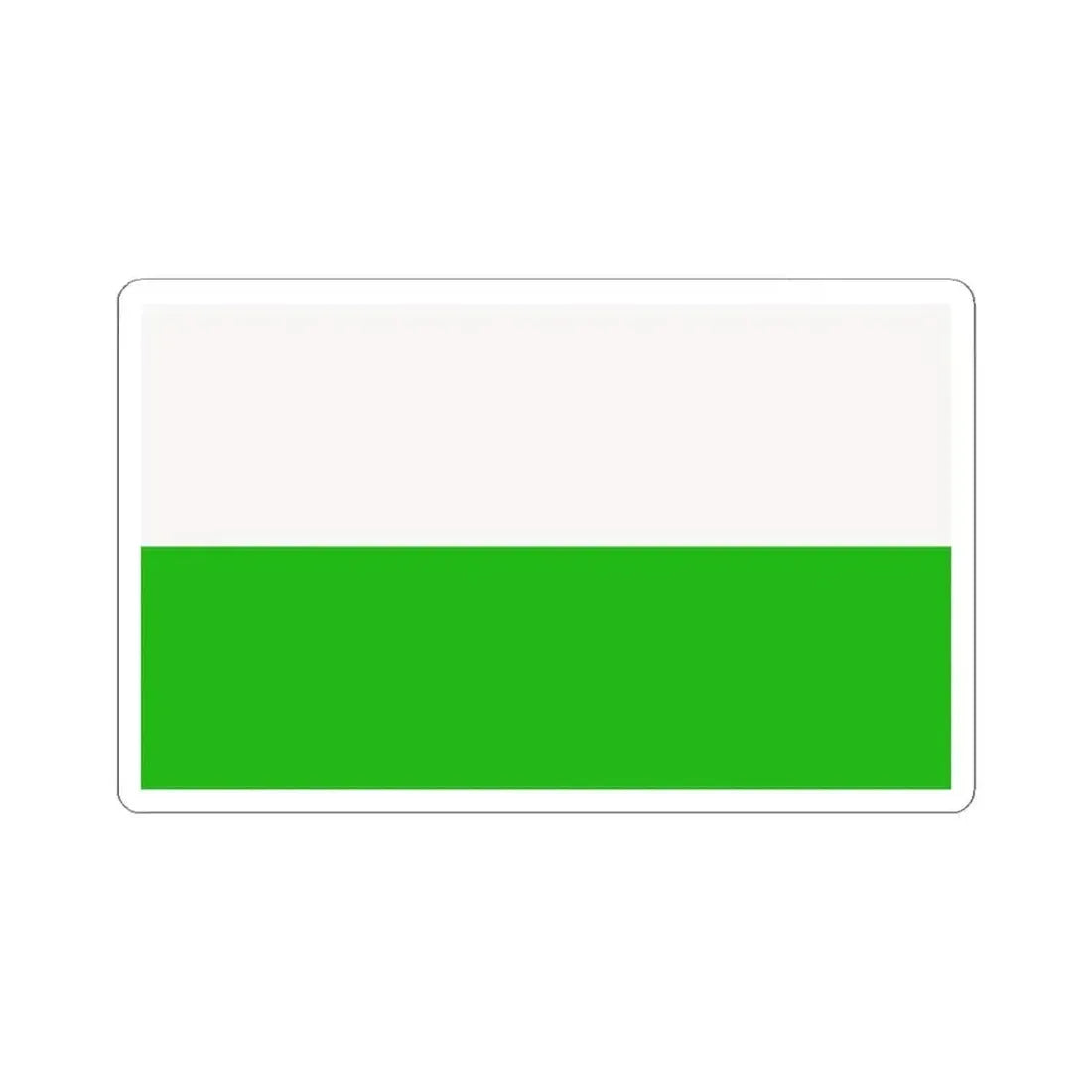 Bandera de Pando (Bolivia) STICKER Vinyl Kiss-Cut Decal 4 Inch White - The Sticker Space