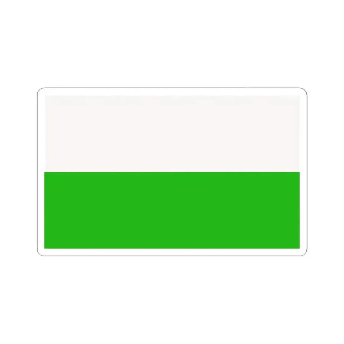 Bandera de Pando (Bolivia) STICKER Vinyl Kiss-Cut Decal 6 Inch White - The Sticker Space