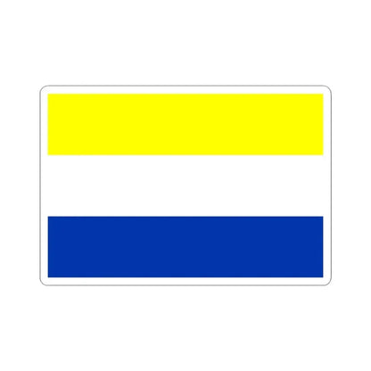 Bandera de Panguipulli (Chile) STICKER Vinyl Kiss-Cut Decal 3 Inch White - The Sticker Space