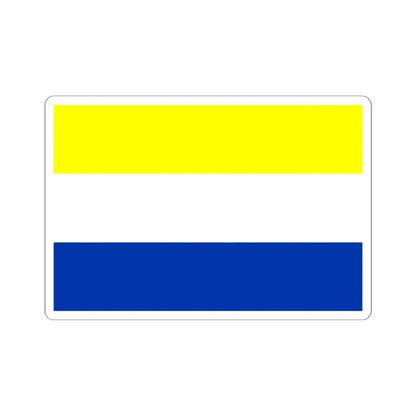 Bandera de Panguipulli (Chile) STICKER Vinyl Kiss-Cut Decal 6 Inch White - The Sticker Space