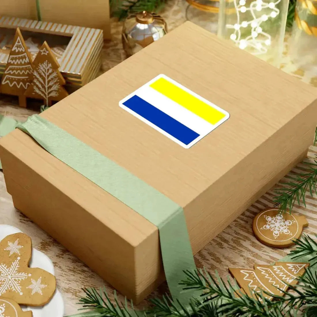 Bandera de Panguipulli (Chile) STICKER Vinyl Kiss-Cut Decal - The Sticker Space