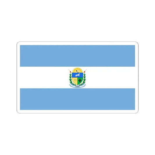 Bandera de Parera La Pampa (Argentina) STICKER Vinyl Kiss-Cut Decal 2 Inch White - The Sticker Space