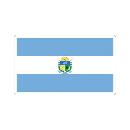 Bandera de Parera La Pampa (Argentina) STICKER Vinyl Kiss-Cut Decal 4 Inch White - The Sticker Space