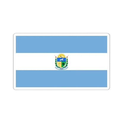 Bandera de Parera La Pampa (Argentina) STICKER Vinyl Kiss-Cut Decal 6 Inch White - The Sticker Space