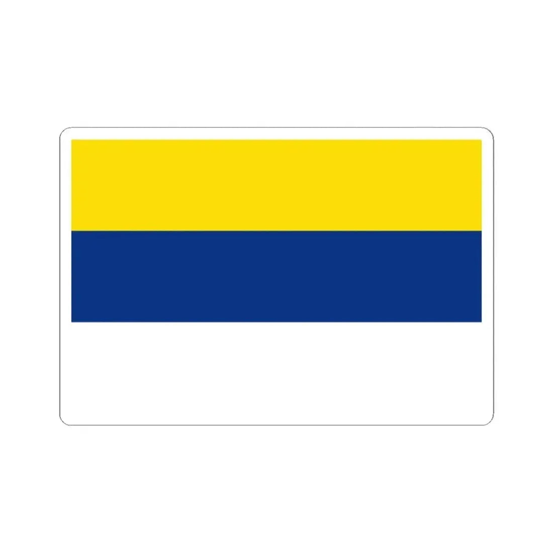 Bandera de Peumo (Chile) STICKER Vinyl Kiss-Cut Decal 2 Inch White - The Sticker Space