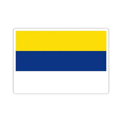 Bandera de Peumo (Chile) STICKER Vinyl Kiss-Cut Decal 4 Inch White - The Sticker Space