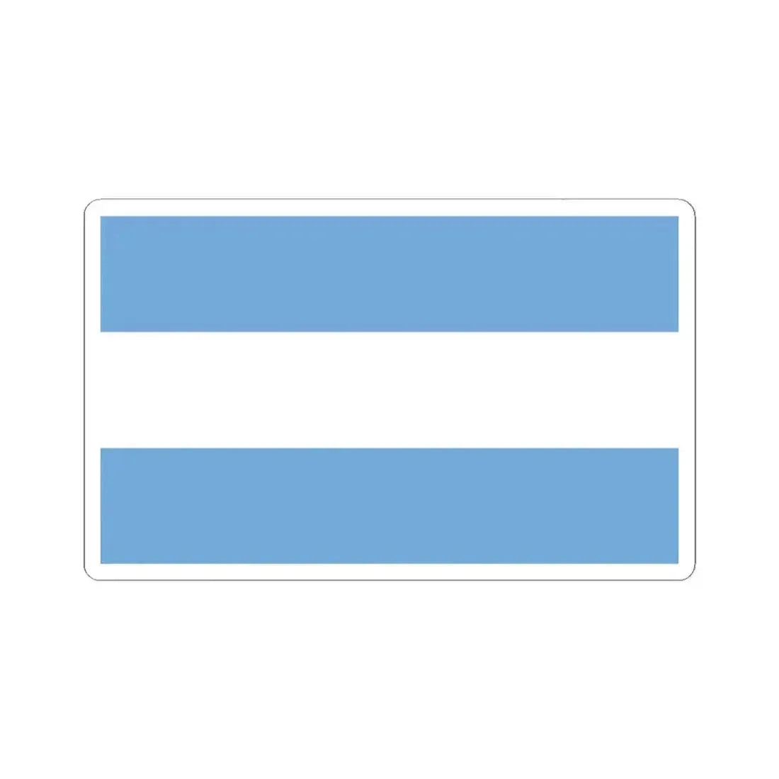 Bandera de Pococi (Costa Rica) STICKER Vinyl Kiss-Cut Decal 2 Inch White - The Sticker Space