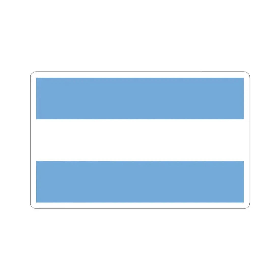 Bandera de Pococi (Costa Rica) STICKER Vinyl Kiss-Cut Decal 4 Inch White - The Sticker Space