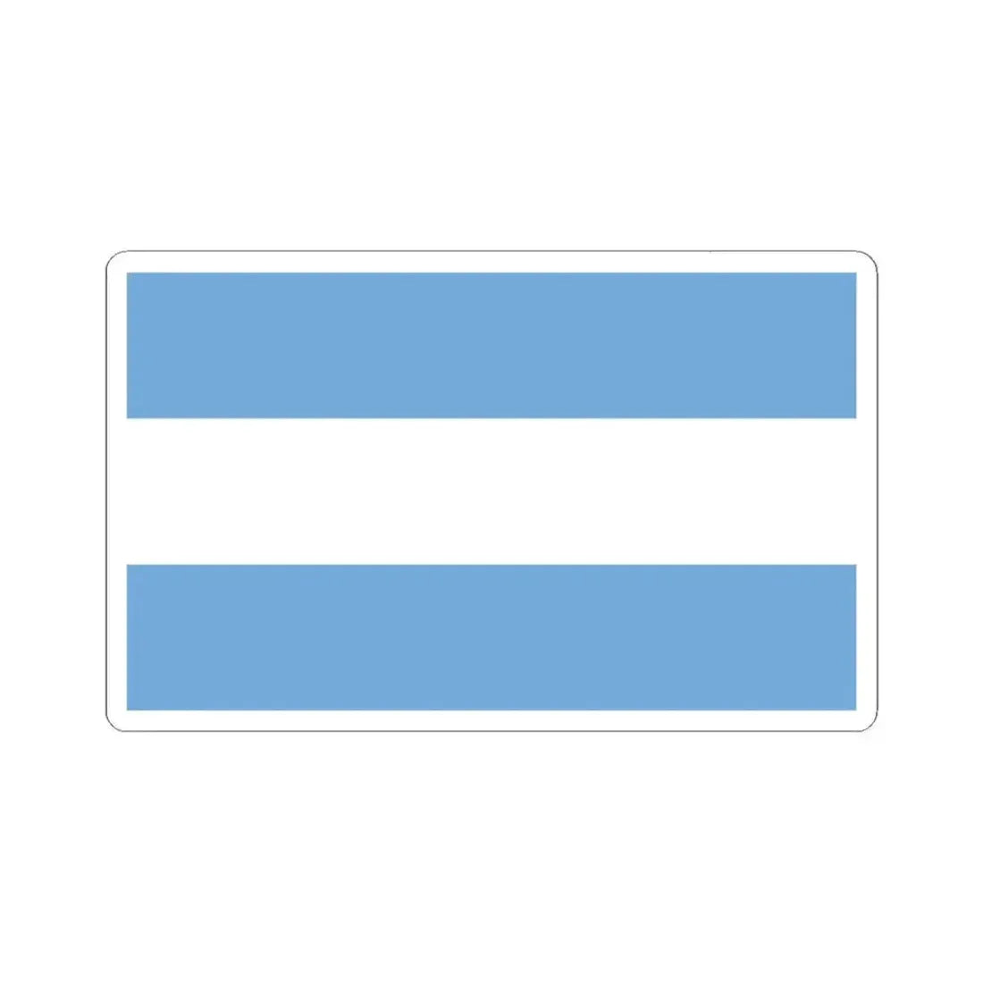 Bandera de Pococi (Costa Rica) STICKER Vinyl Kiss-Cut Decal 6 Inch White - The Sticker Space