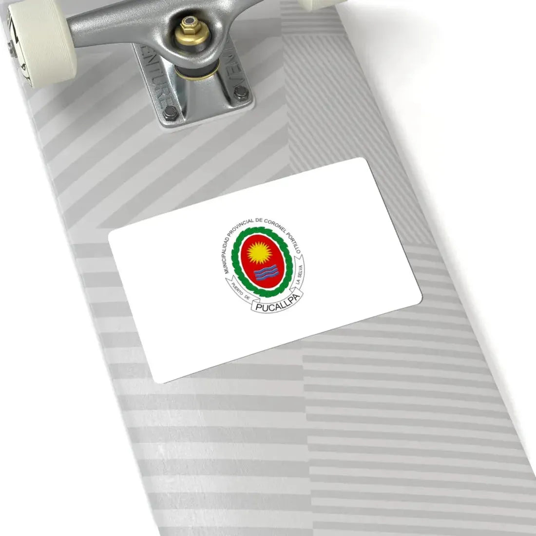 Bandera de Pucallpa (Peru) STICKER Vinyl Kiss-Cut Decal - The Sticker Space